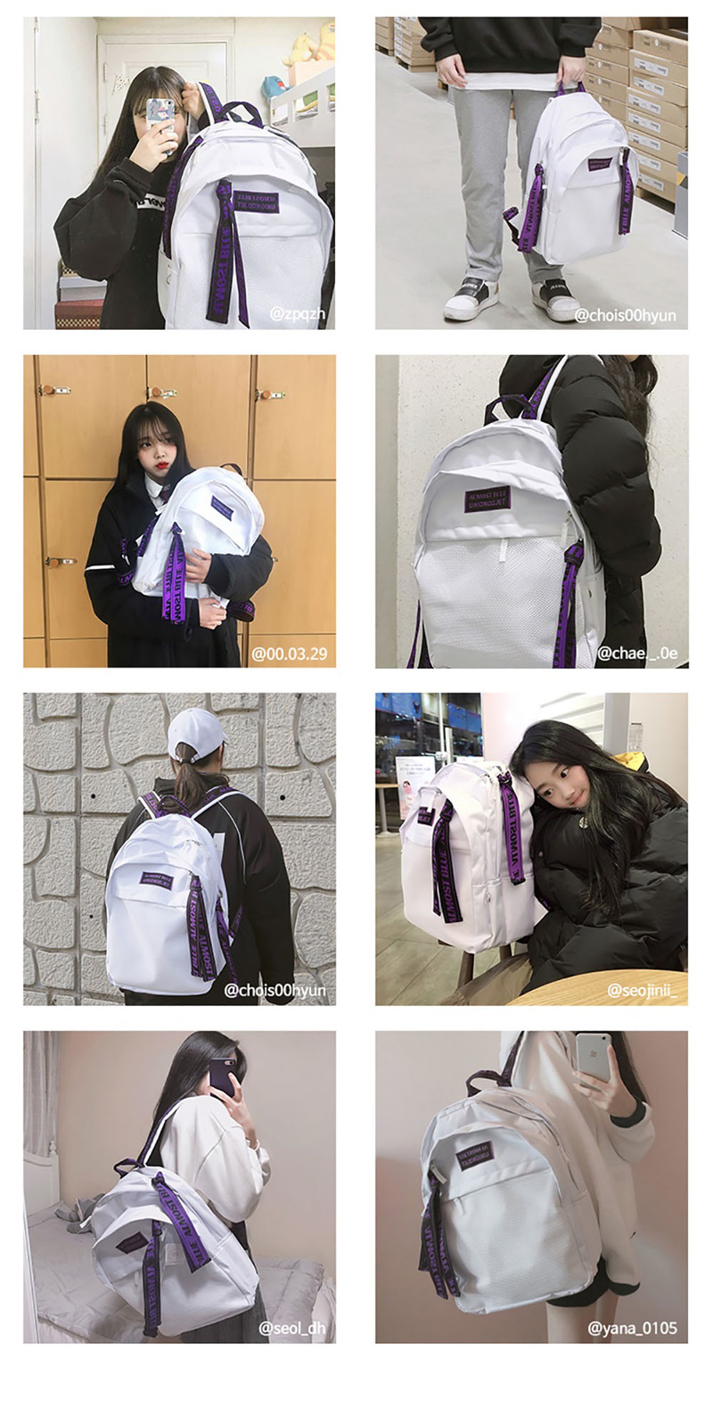 Almost blue x union 2025 objet ultra violet backpack